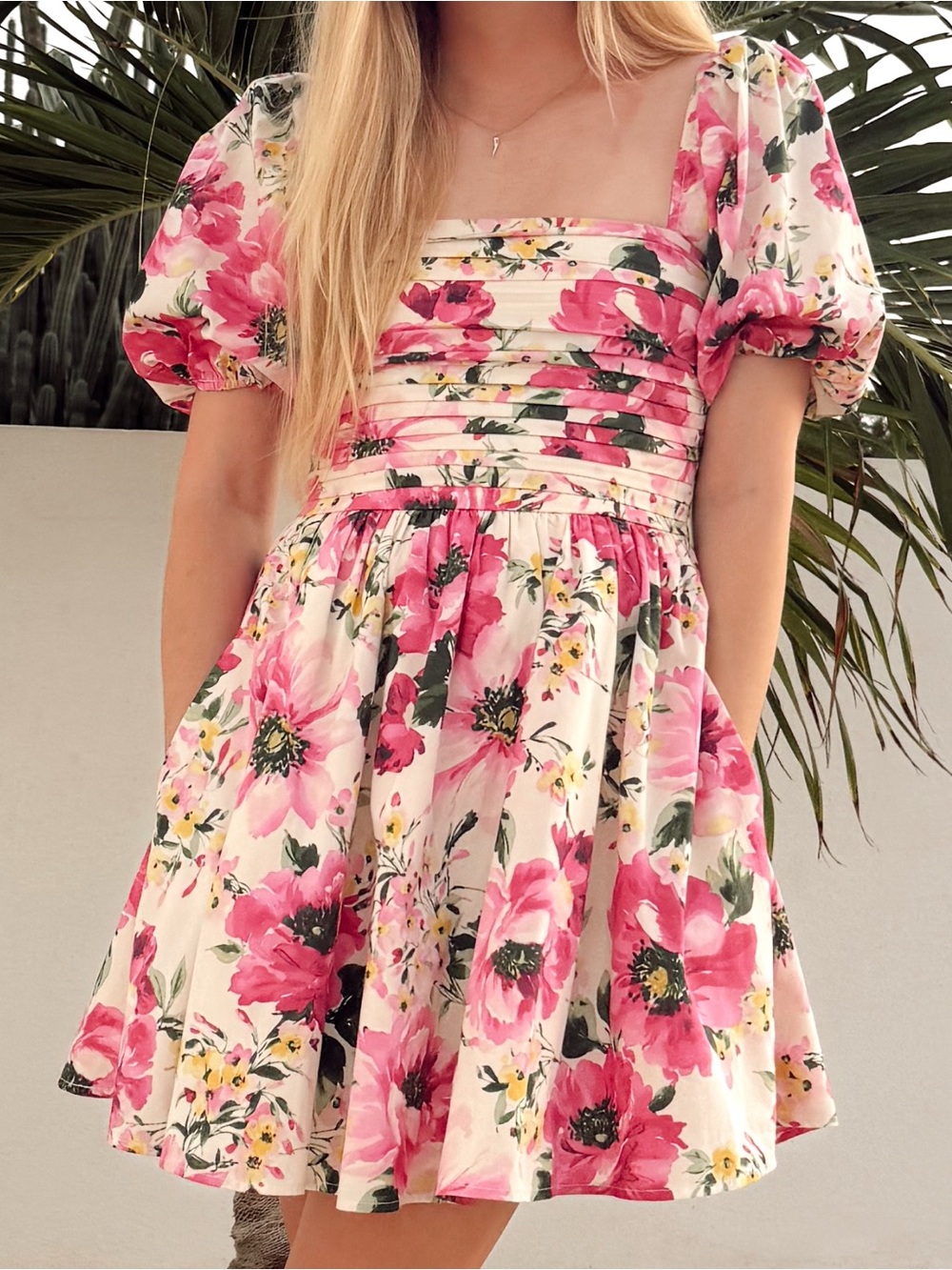 abercrombie puff sleeve dress